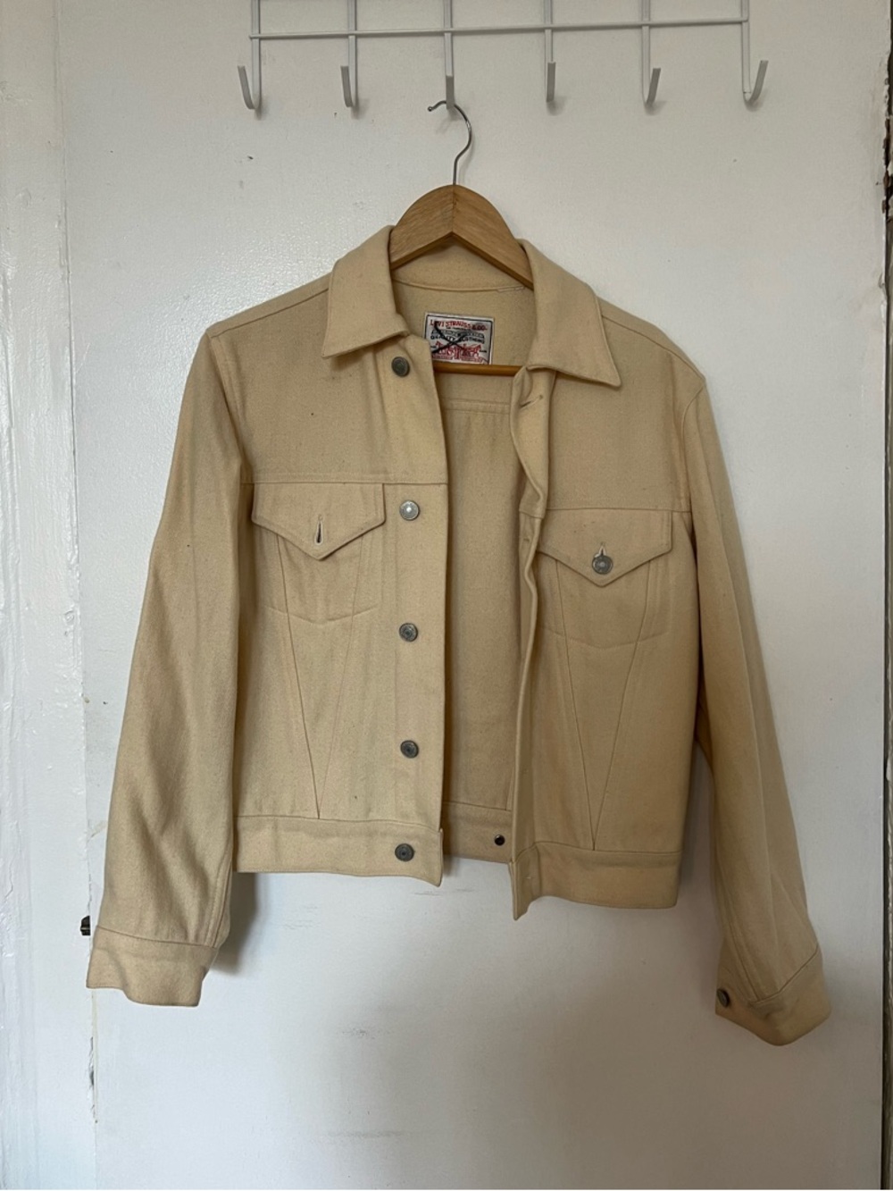 Levi's Cream Trucker Jacket